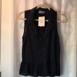 Button Down Tank Top